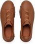 Zegna Triple Stitch leather sneakers Brown - Thumbnail 5