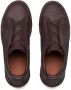 Zegna Triple Stitch leather sneakers Brown - Thumbnail 4