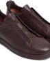 Zegna Triple Stitch leather sneakers Brown - Thumbnail 5
