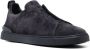 Zegna Triple Stitch suede low-top sneakers Blue - Thumbnail 2