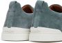 Zegna Triple Stitch™ suede sneakers Blue - Thumbnail 3