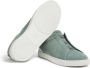 Zegna Triple Stitch suede sneakers Green - Thumbnail 4