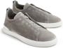 Zegna Triple Stitch suede sneakers Grey - Thumbnail 2