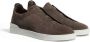 Zegna Triple Stitch suede trainers Brown - Thumbnail 2