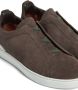 Zegna Triple Stitch suede trainers Brown - Thumbnail 5