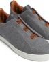 Zegna Triple Stitch slip-on sneakers Grey - Thumbnail 3