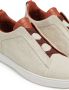 Zegna two-tone design sneakers White - Thumbnail 4