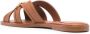 ZIMMERMANN Prisma leather sandals Brown - Thumbnail 3