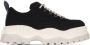 EYTYS Angel leather-trimmed canvas sneakers Black - Thumbnail 1