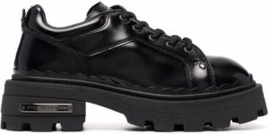 Eytys lace-up chunky leather shoes Black