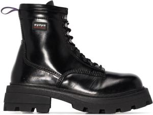 Eytys Michigan flatform combat boots Black
