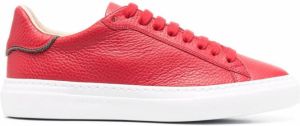 Fabiana Filippi embellished low-top sneakers Red