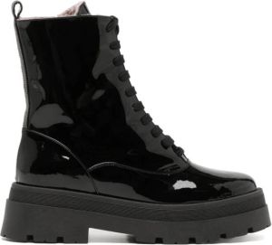 Fabiana Filippi leather ankle boots Black