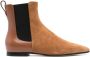 Fabiana Filippi pointed-toe flat ankle boots Brown - Thumbnail 1