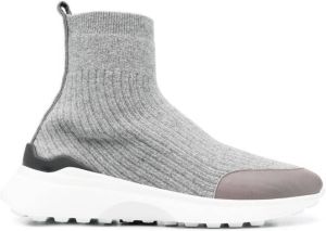 Fabiana Filippi sock-style high-top sneakers Grey