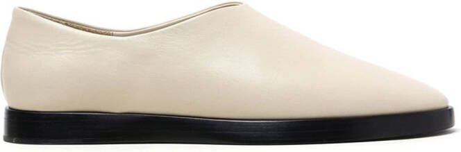 Fear Of God almond-toe leather loafers Neutrals