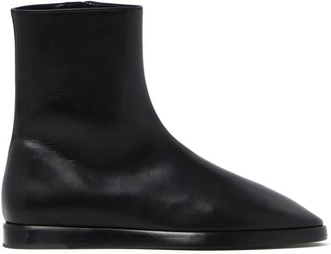 Fear Of God leather ankle boots Black
