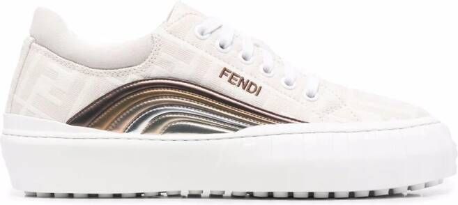 FENDI Force low-top sneakers Neutrals