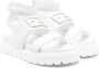Fendi Kids FF-logo chunky sandals White - Thumbnail 1
