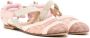 Fendi Kids logo-jacquard panelled sandals Pink - Thumbnail 1