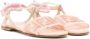 Fendi Kids logo-jacquard sandals Pink - Thumbnail 1
