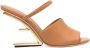 FENDI leather wedge-heel mules Brown - Thumbnail 1