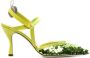 FENDI sequinned point-toe pumps Green - Thumbnail 1
