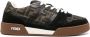 FENDI Zucca-monogram panelled sneakers Black - Thumbnail 1