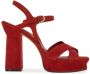 Ferragamo 115mm platform sandals Red - Thumbnail 1