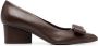 Ferragamo 60mm bow-detail pumps Brown - Thumbnail 1