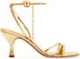 Ferragamo 70mm ankle-chain sandals Gold - Thumbnail 1