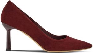 Ferragamo 70mm pointed toe pumps Red