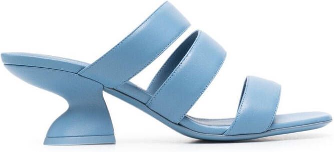 Ferragamo 70mm sculpted heel sandals Blue