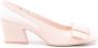 Ferragamo bow-detail leather pumps Neutrals - Thumbnail 1