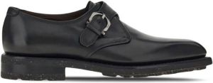 Ferragamo buckle-fastened monk shoes Black