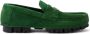 Ferragamo charm-detailing suede loafers Green - Thumbnail 1