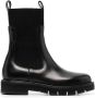 Ferragamo cleated-sole leather Chelsea boots Black - Thumbnail 1