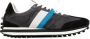 Ferragamo colour-block panelled low-top sneakers Black - Thumbnail 1