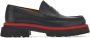 Ferragamo contrasting-sole leather loafers Black - Thumbnail 1