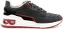 Ferragamo Cosma panelled low-top sneakers Black - Thumbnail 1