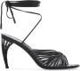 Ferragamo curved-heel sandals Black - Thumbnail 1