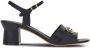 Ferragamo Double Gancini 55mm sandals Black - Thumbnail 1