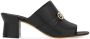 Ferragamo Double Gancini 55mm sandals Black - Thumbnail 1