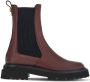 Ferragamo Double Gancini chelsea boots Red - Thumbnail 1