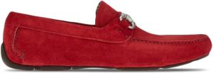 Ferragamo Driver Gancini-ornament loafers Red