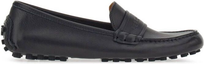 Ferragamo Driver logo-debossed leather loafers Black