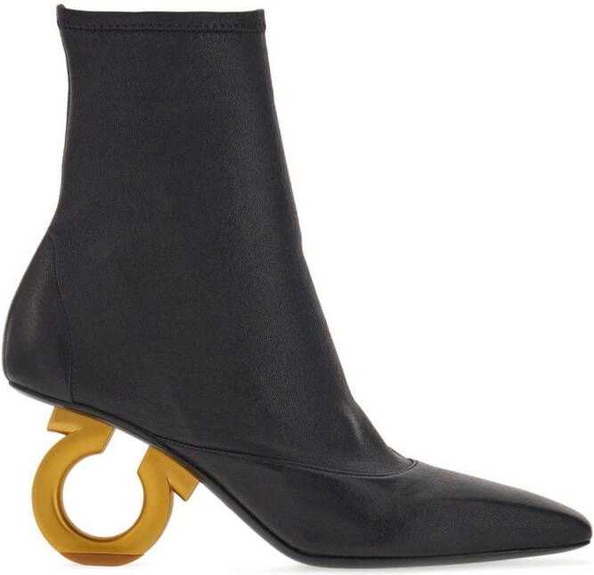 Ferragamo Elina 70mm ankle boots Black