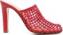 Ferragamo Ella high-heeled mules Red - Thumbnail 1
