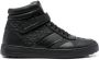 Ferragamo embossed hi-top sneakers Black - Thumbnail 1