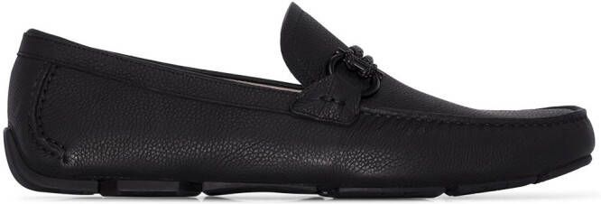 Ferragamo Front 4 leather loafers Black